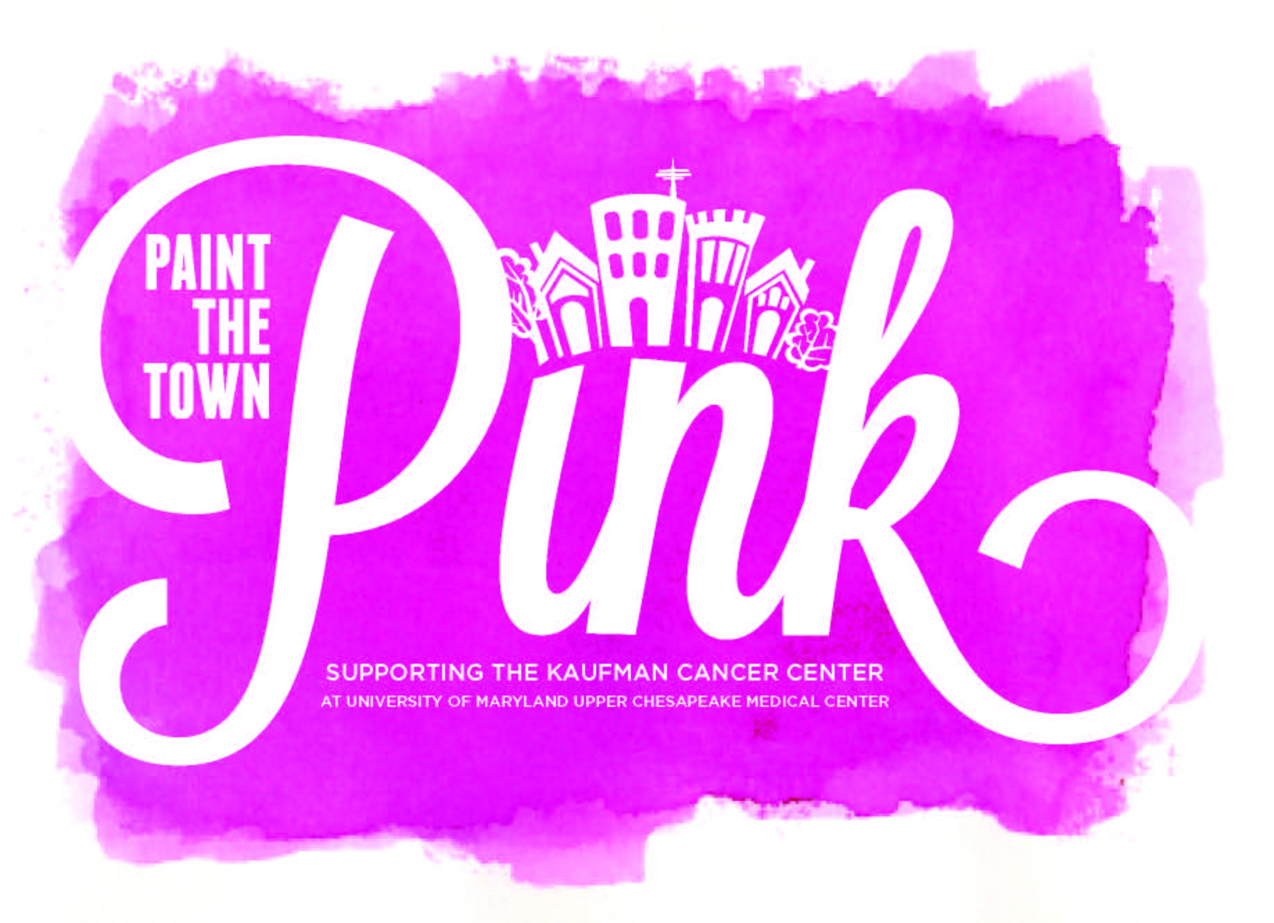 PaintTheTownPink_2014_LogoFinalWhiteText_June14 Bel Air Downtown Alliance